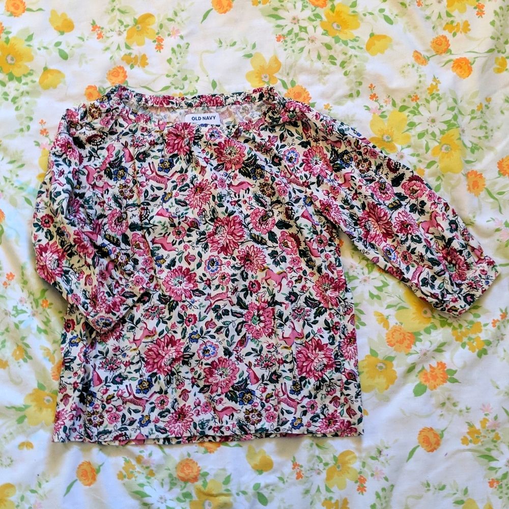 Old Navy girls blouse, top, size 8